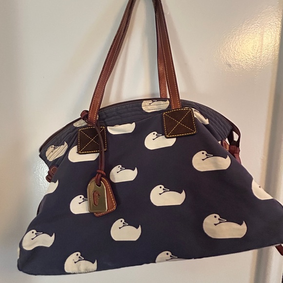 Dooney & Bourke Blue and White Nautical Tote - Picture 10 of 10